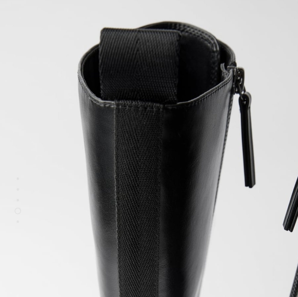 Tall combat boots - Picture 6 of 7